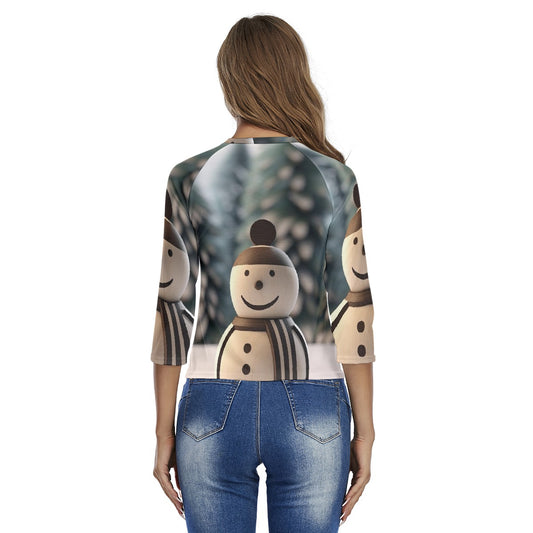 All-Over Print Women's Raglan Sleeves T-shirts