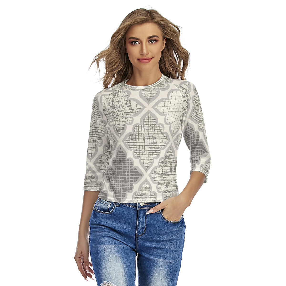 All-Over Print Women's Raglan Sleeves T-shirts