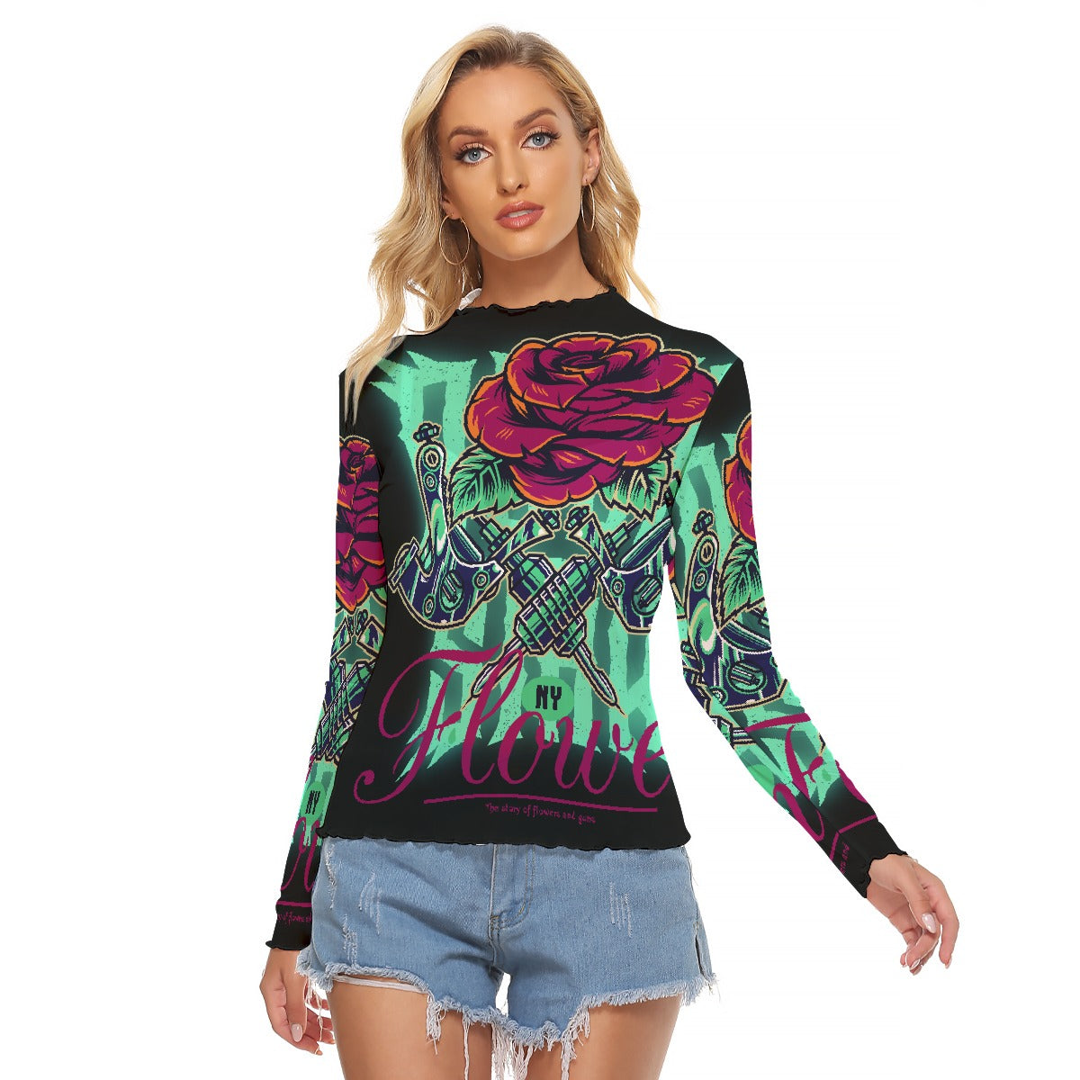 All-Over Print Women's Mesh T-shirt