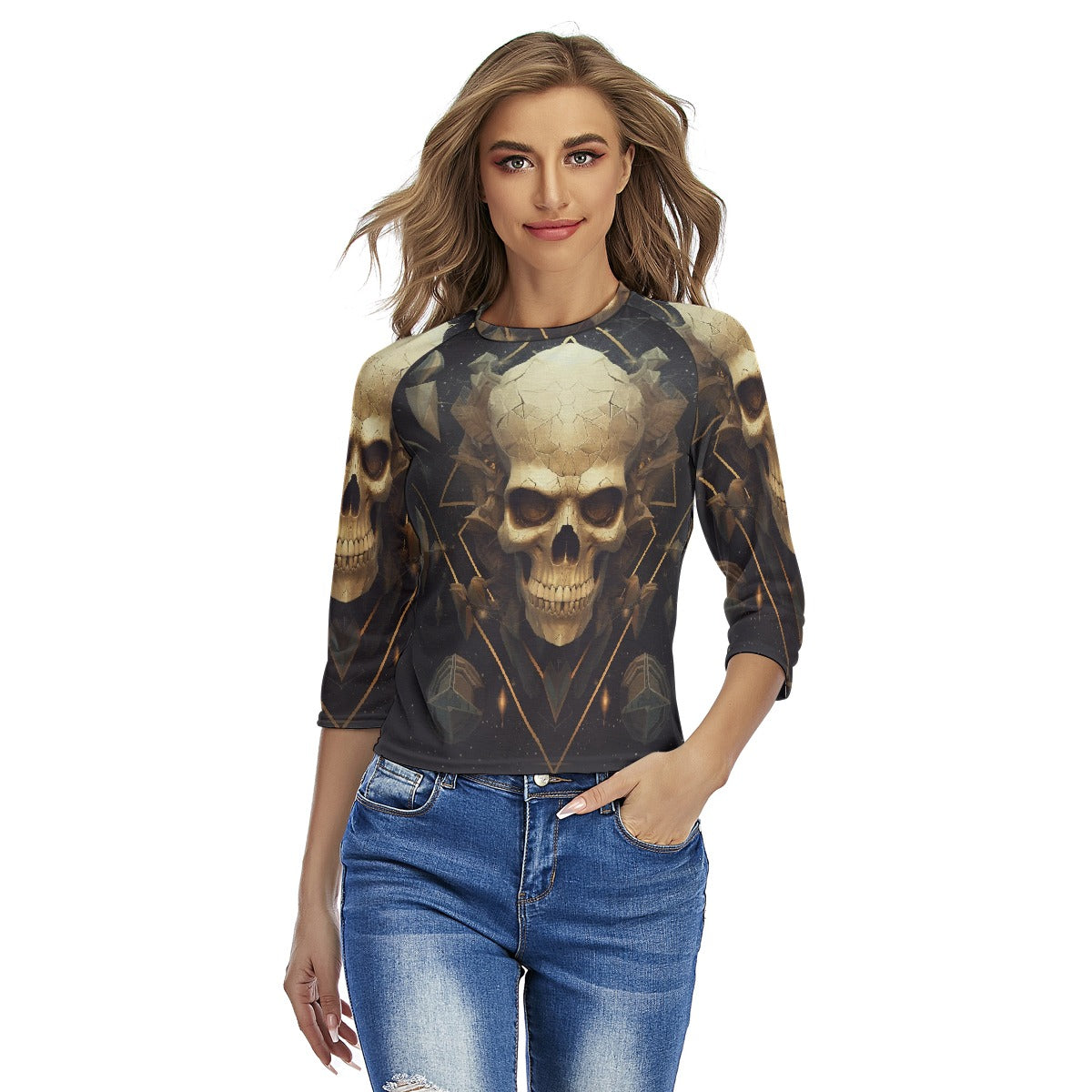 All-Over Print Women's Raglan Sleeves T-shirts