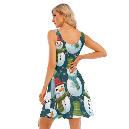 All-Over Print Women's Tank Vest Dress