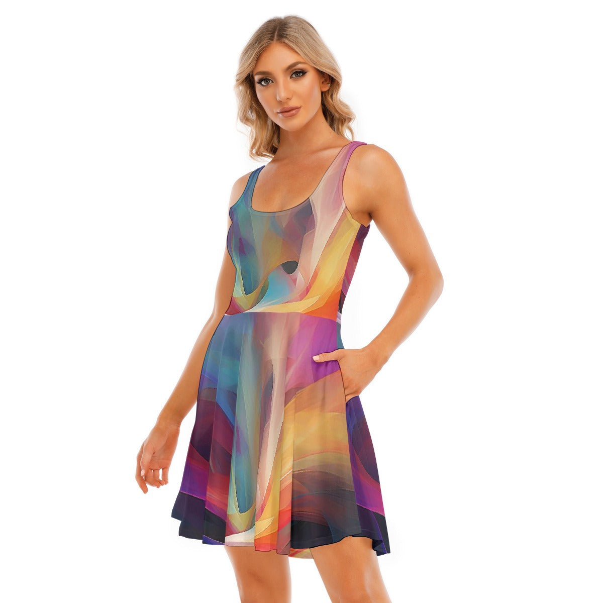 All-Over Print Women's Tank Vest Dress