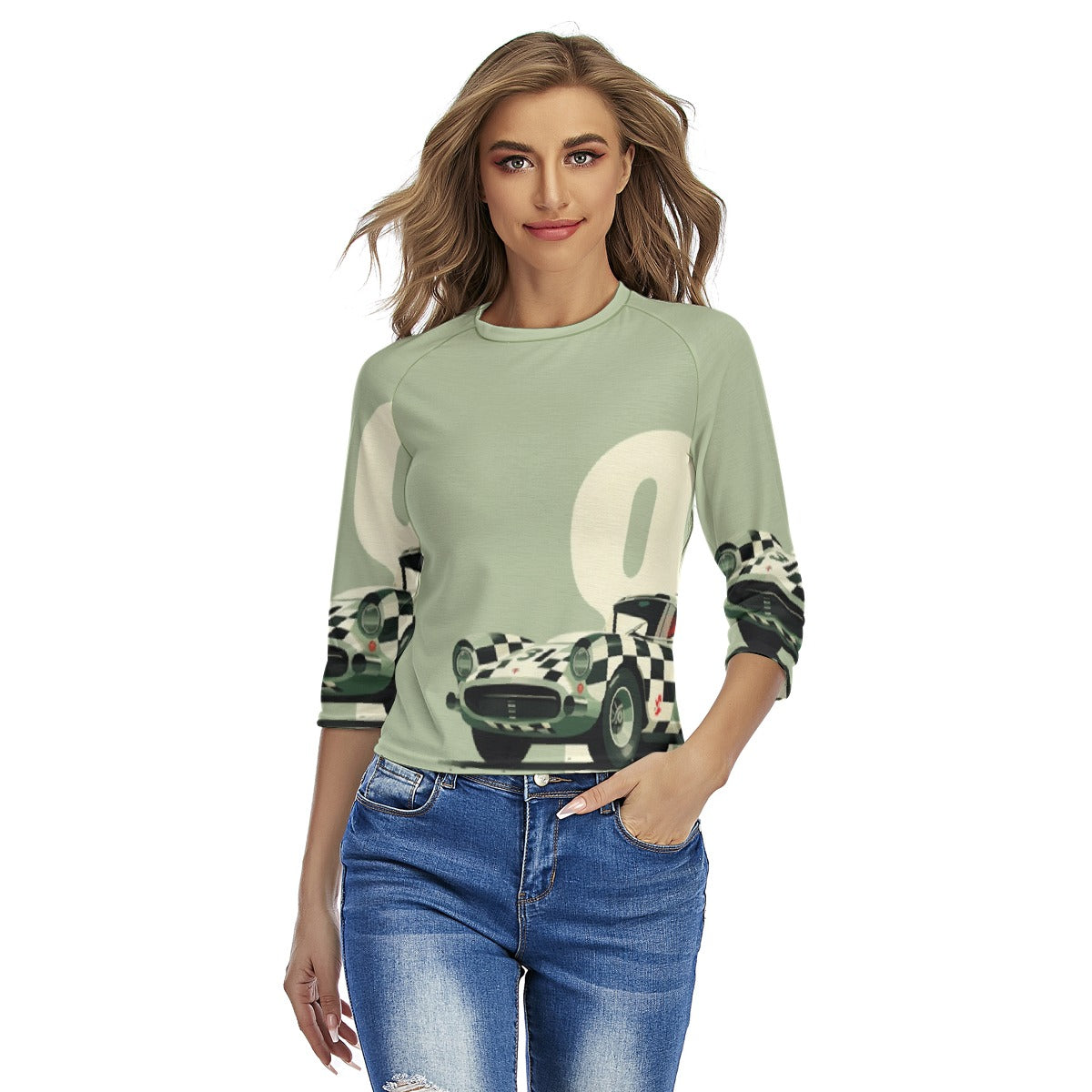 All-Over Print Women's Raglan Sleeves T-shirts