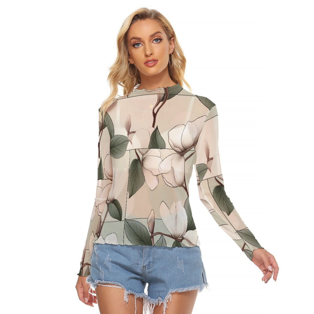 All-Over Print Women's Mesh T-shirt