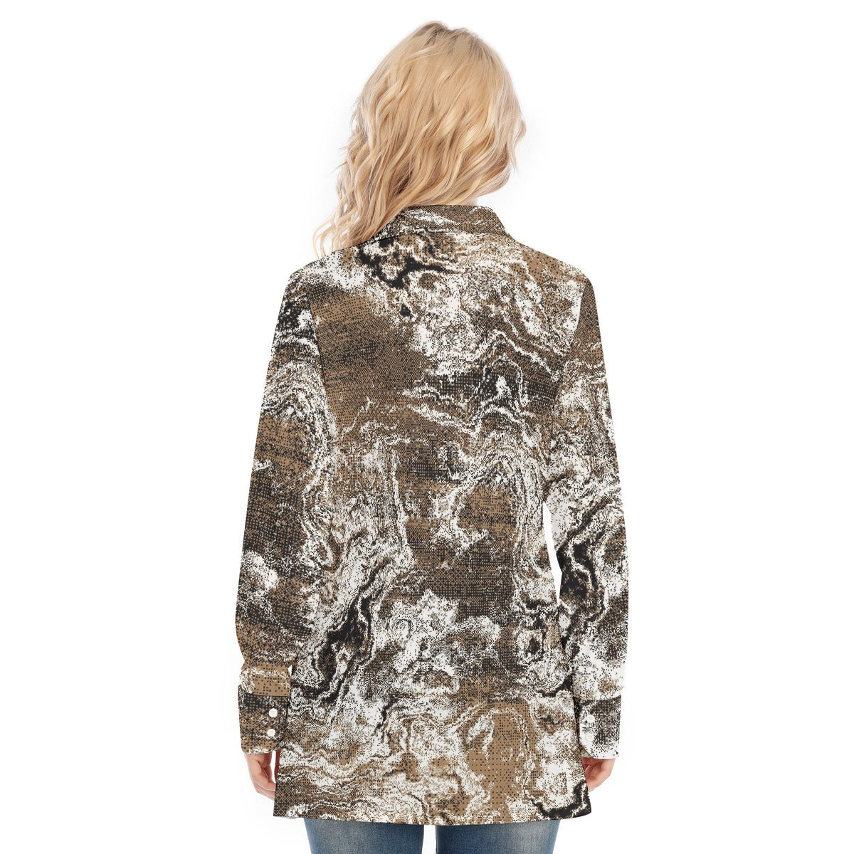 All-Over Print Women's Long Shirt