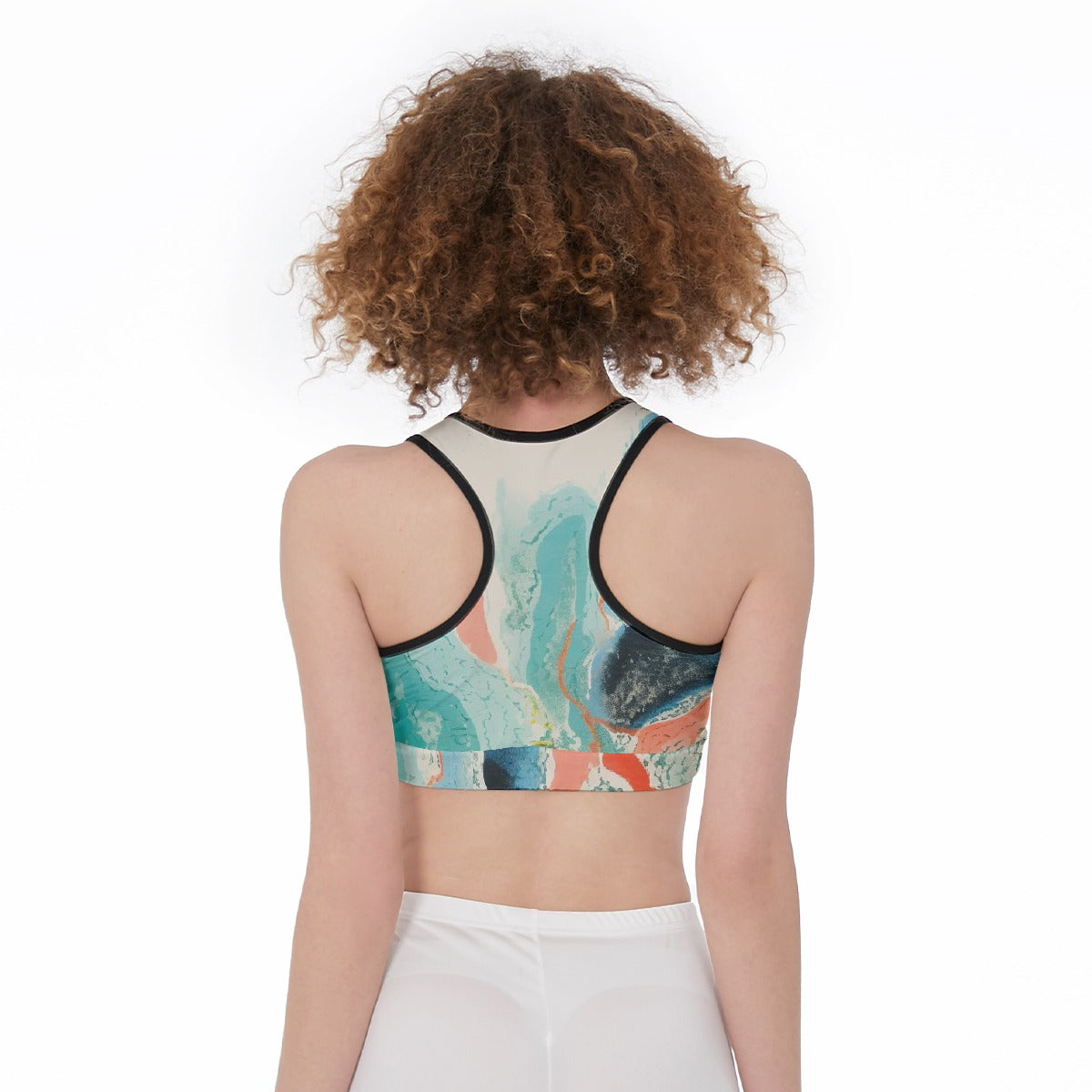 All-Over Print Sports Bra