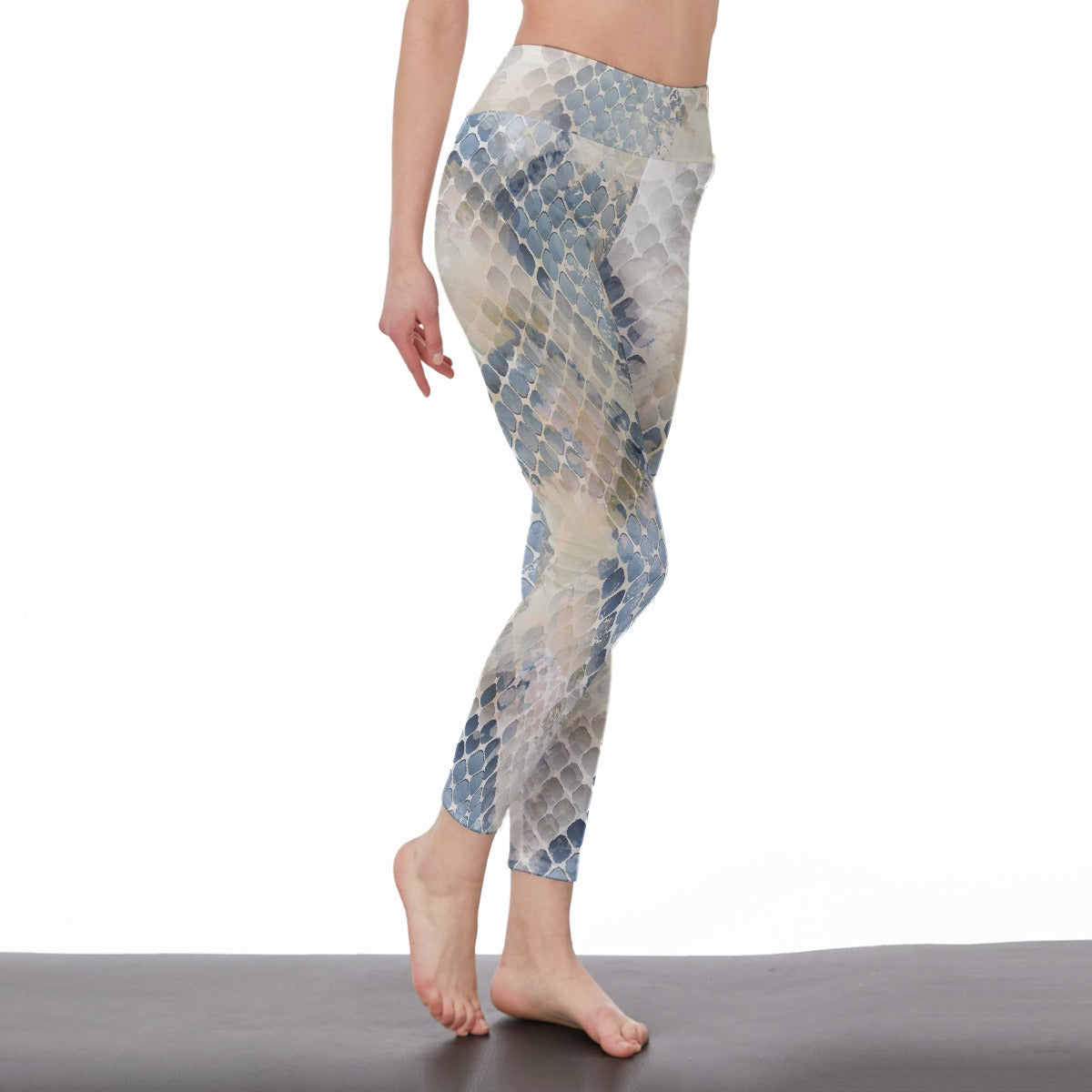 All-Over Print Women's High Waist Leggings | Side Stitch Closure