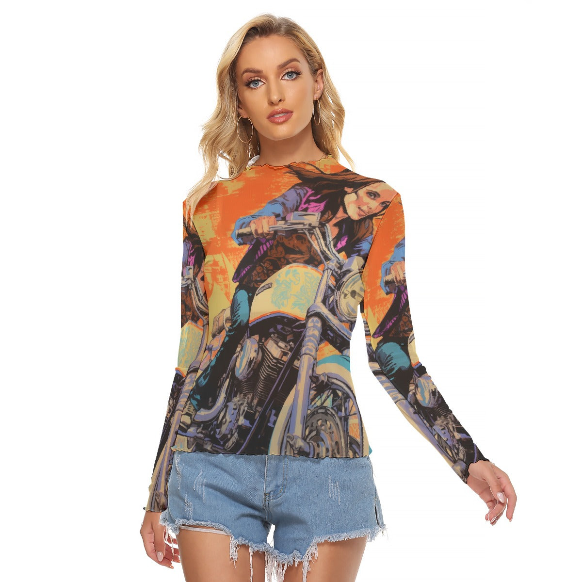 All-Over Print Women's Mesh T-shirt