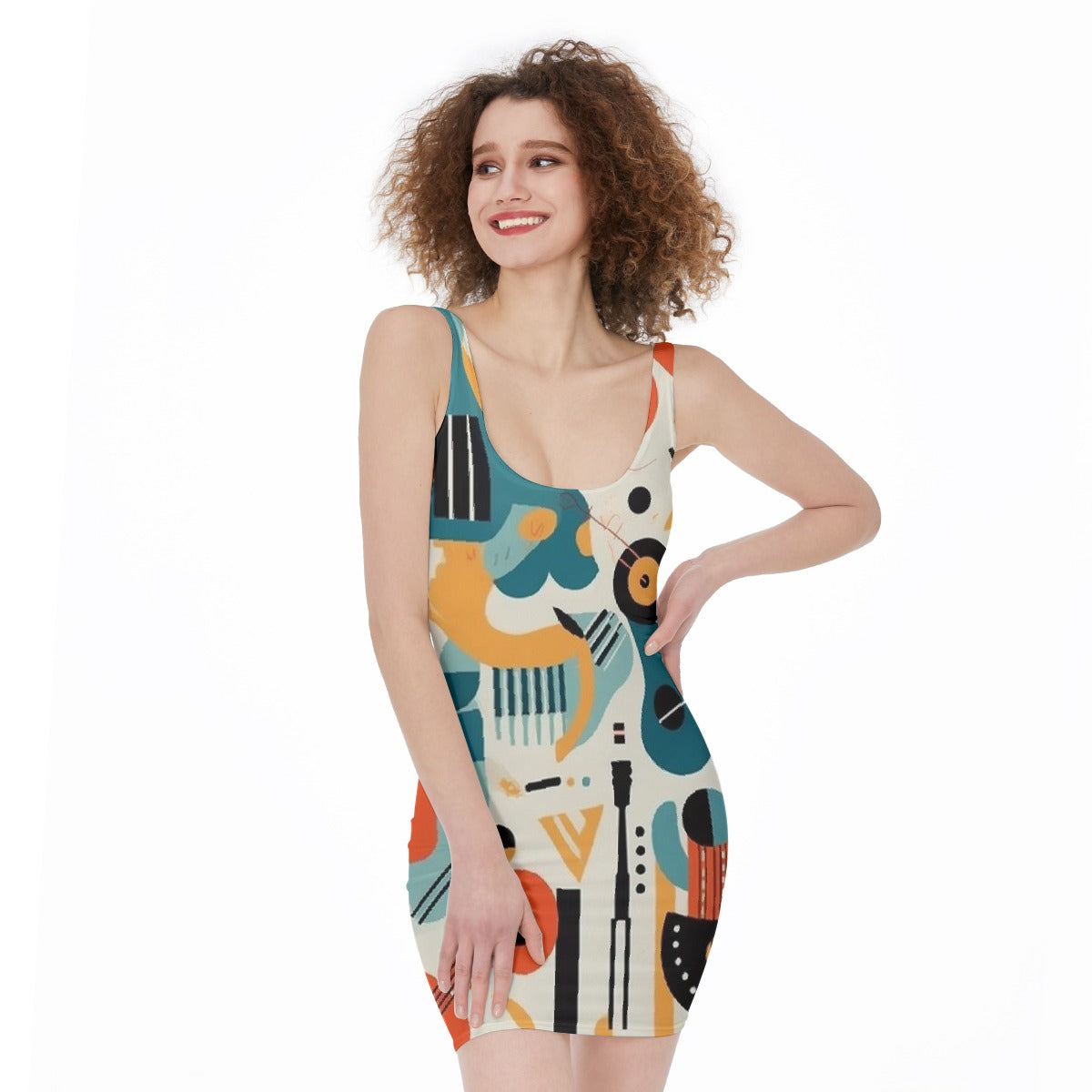 All-Over Print Women's Bodycon Dress