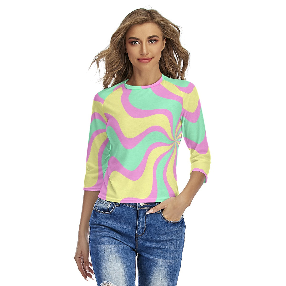 All-Over Print Women's Raglan Sleeves T-shirts