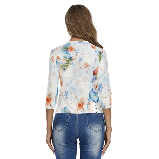 All-Over Print Women's Raglan Sleeves T-shirts