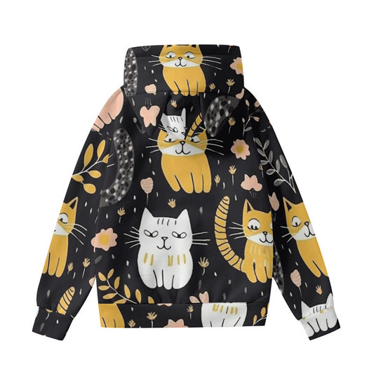 All-Over Print Women’s Hoodie With Decorative Ears