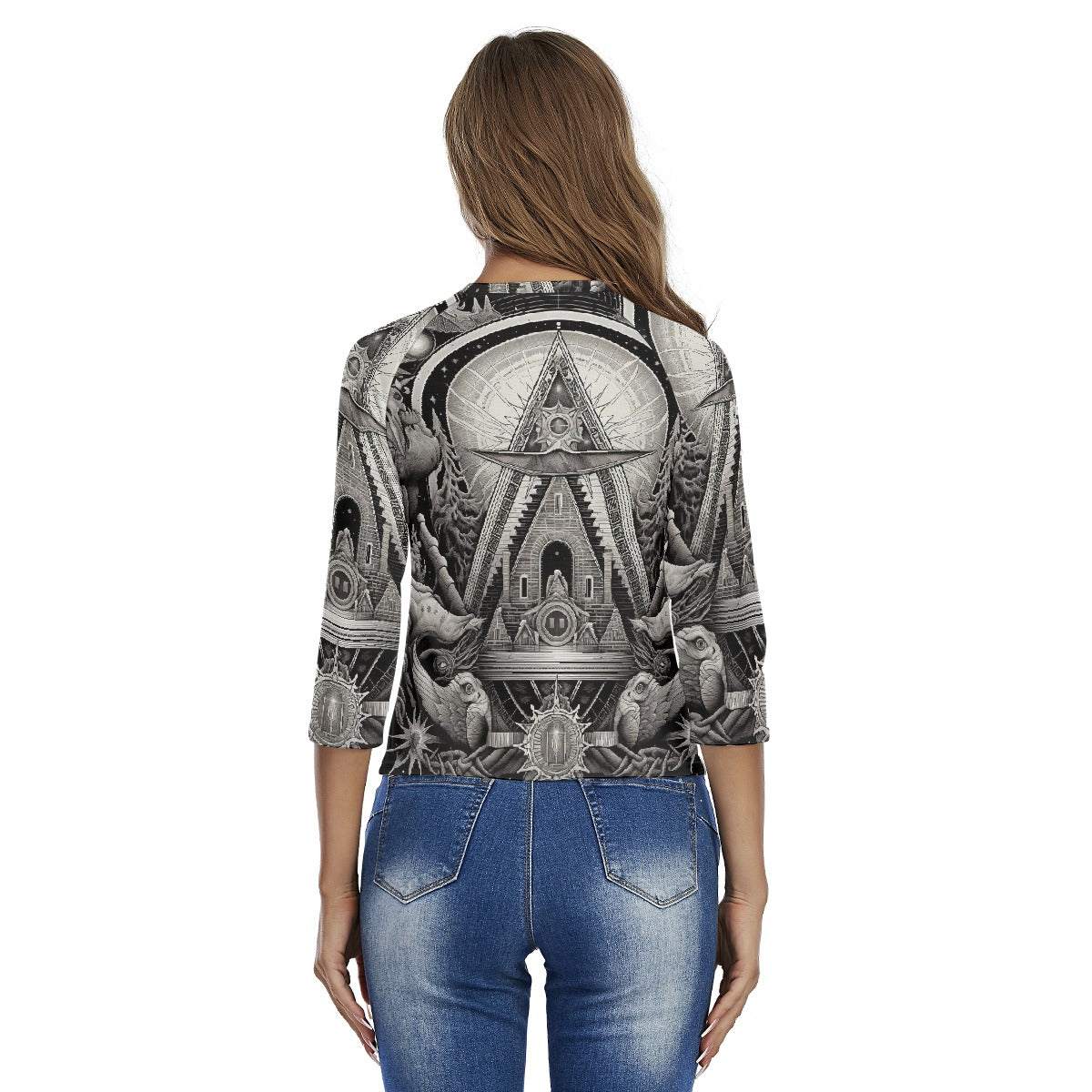 All-Over Print Women's Raglan Sleeves T-shirts