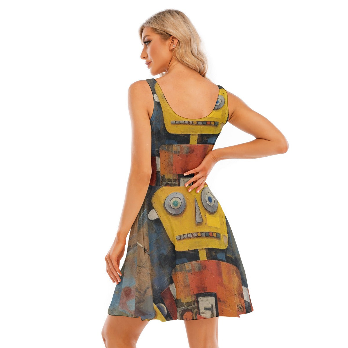 All-Over Print Women's Tank Vest Dress