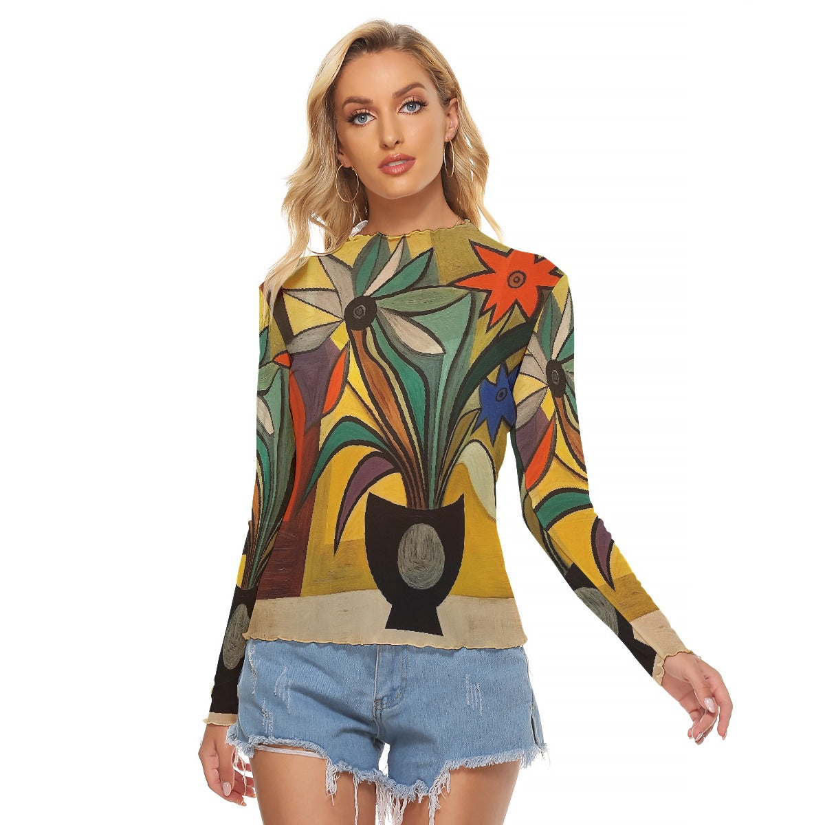 All-Over Print Women's Mesh T-shirt