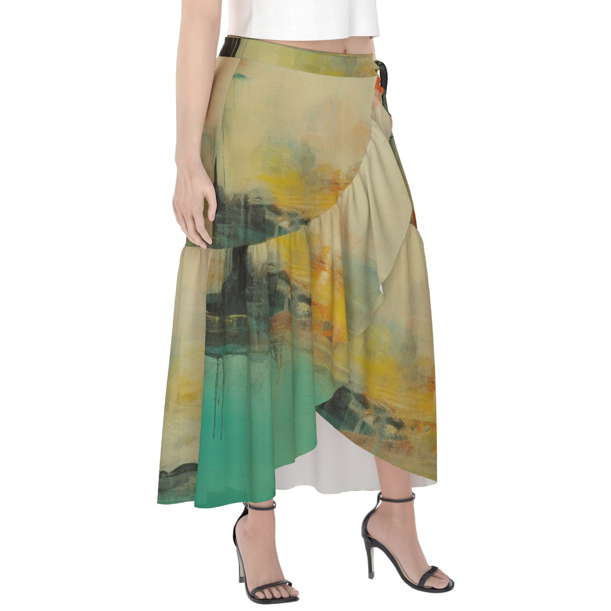 All-Over Print Women's Wrap Skirt