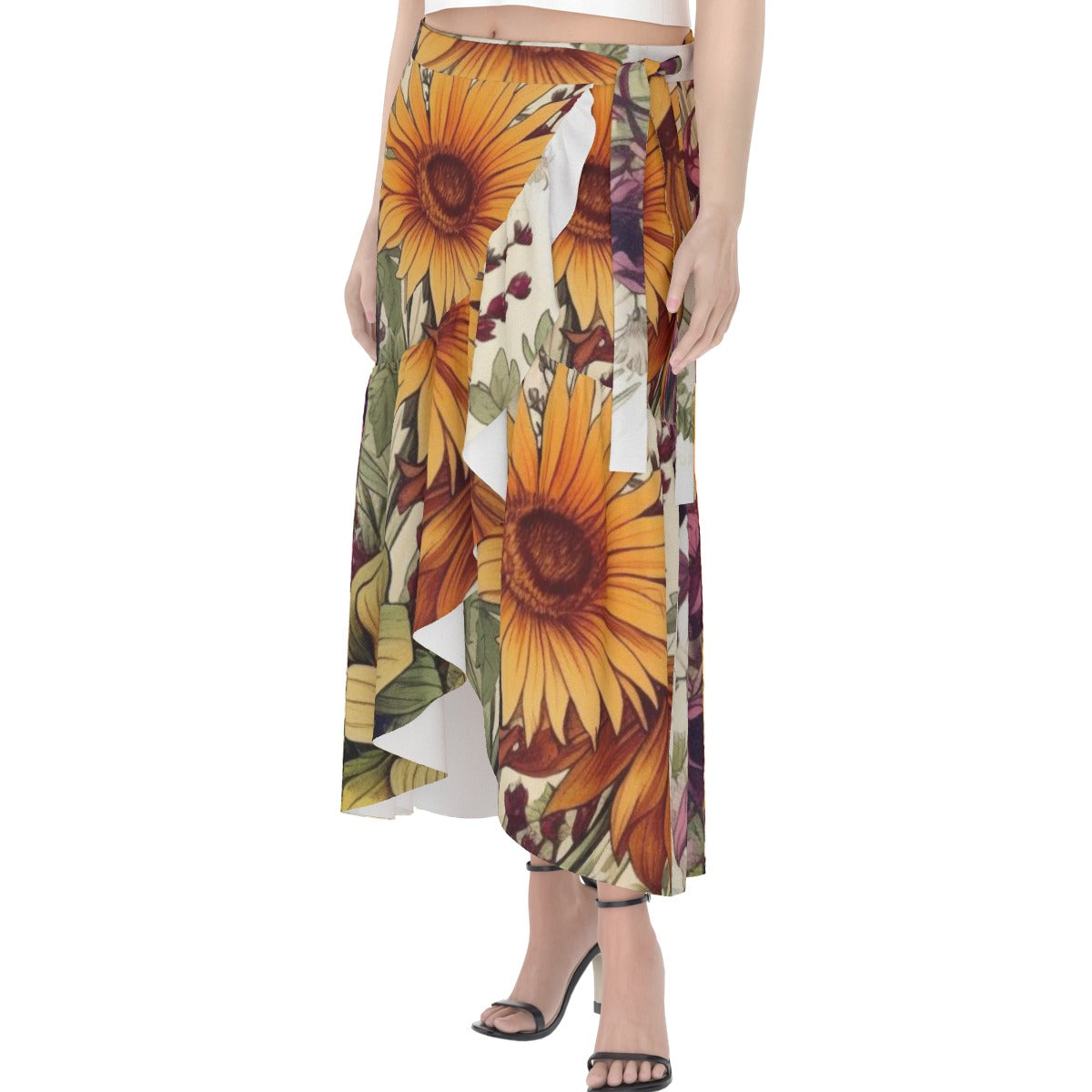 All-Over Print Women's Wrap Skirt