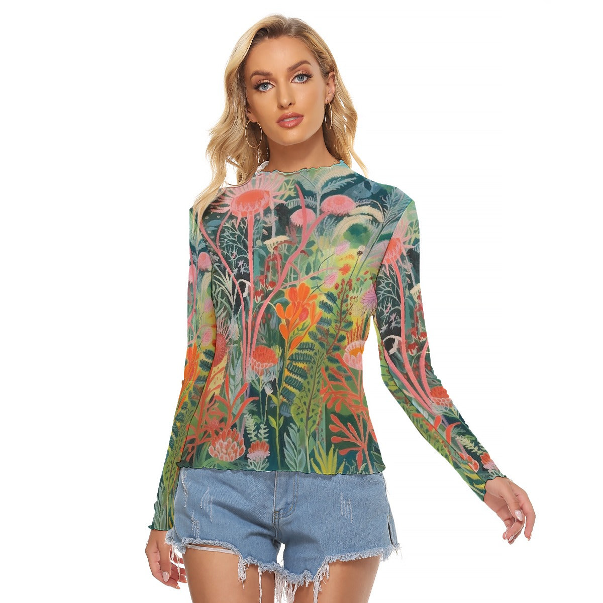 All-Over Print Women's Mesh T-shirt