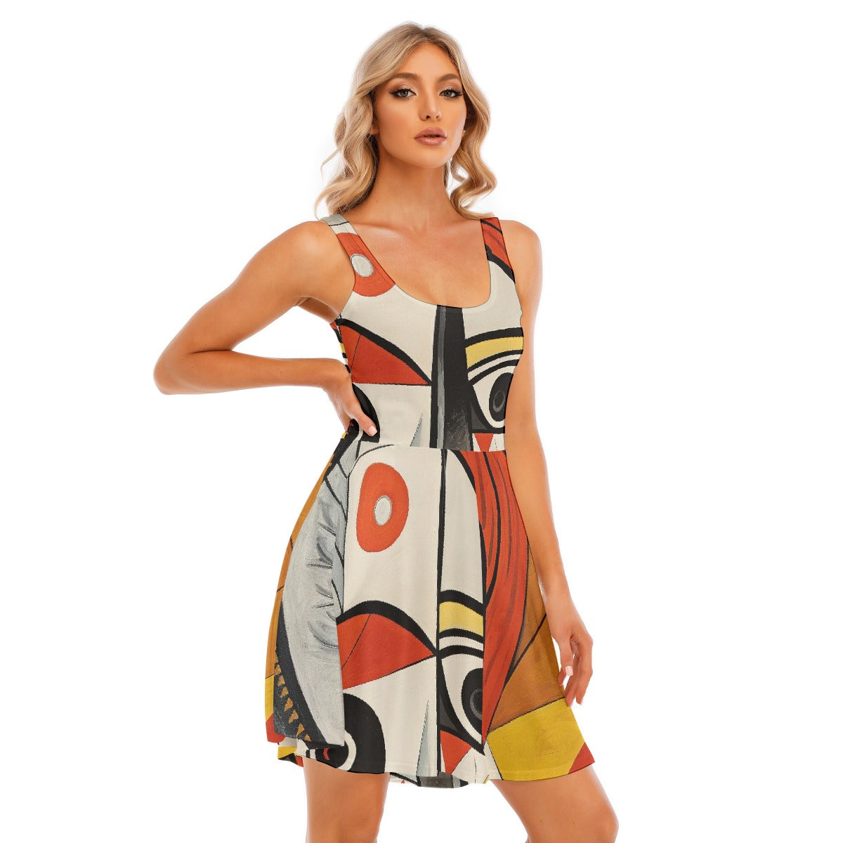 All-Over Print Women's Tank Vest Dress