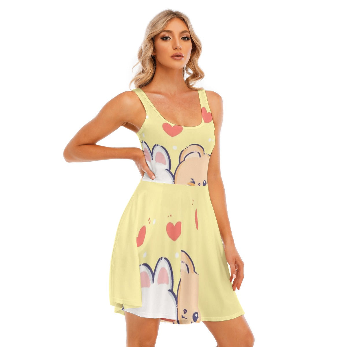 All-Over Print Women's Tank Vest Dress