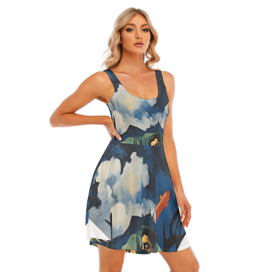 All-Over Print Women's Tank Vest Dress