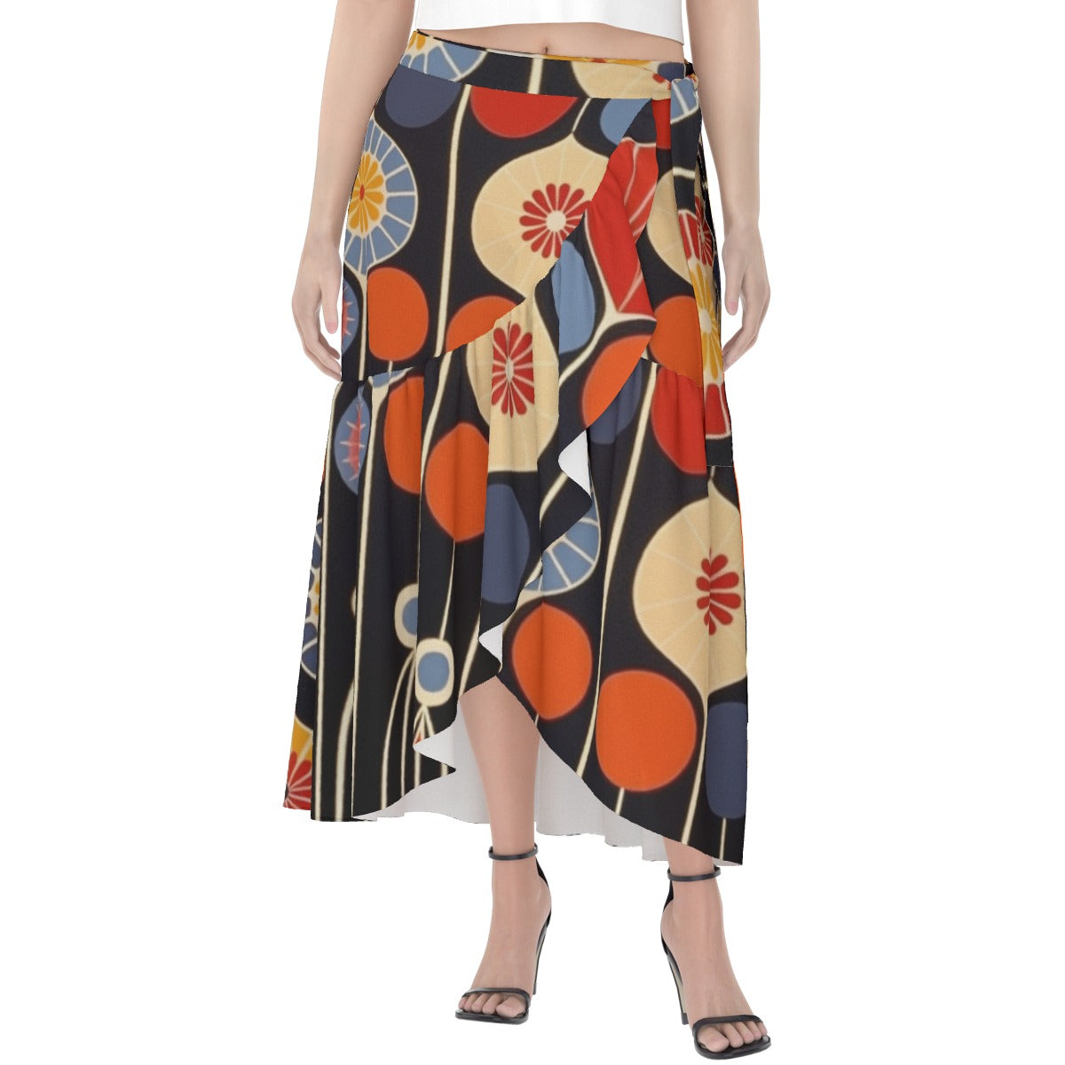 All-Over Print Women's Wrap Skirt