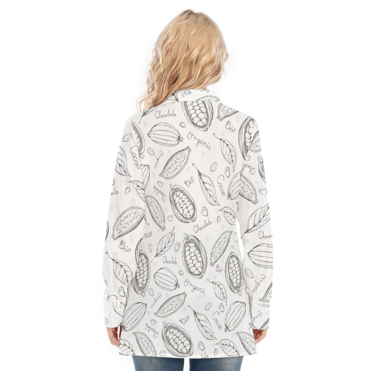 All-Over Print Women's Long Shirt