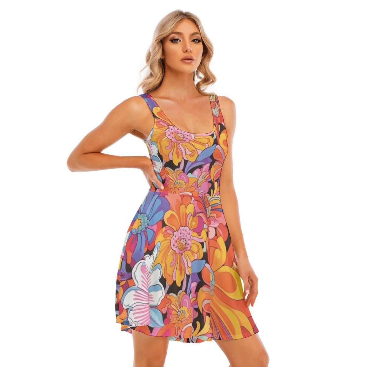 All-Over Print Women's Tank Vest Dress