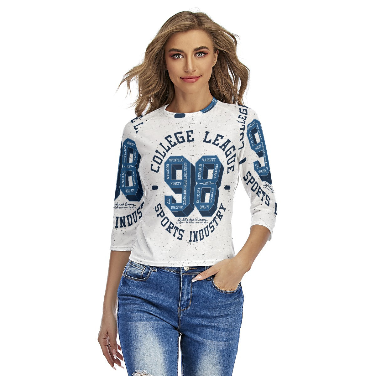 All-Over Print Women's Raglan Sleeves T-shirts