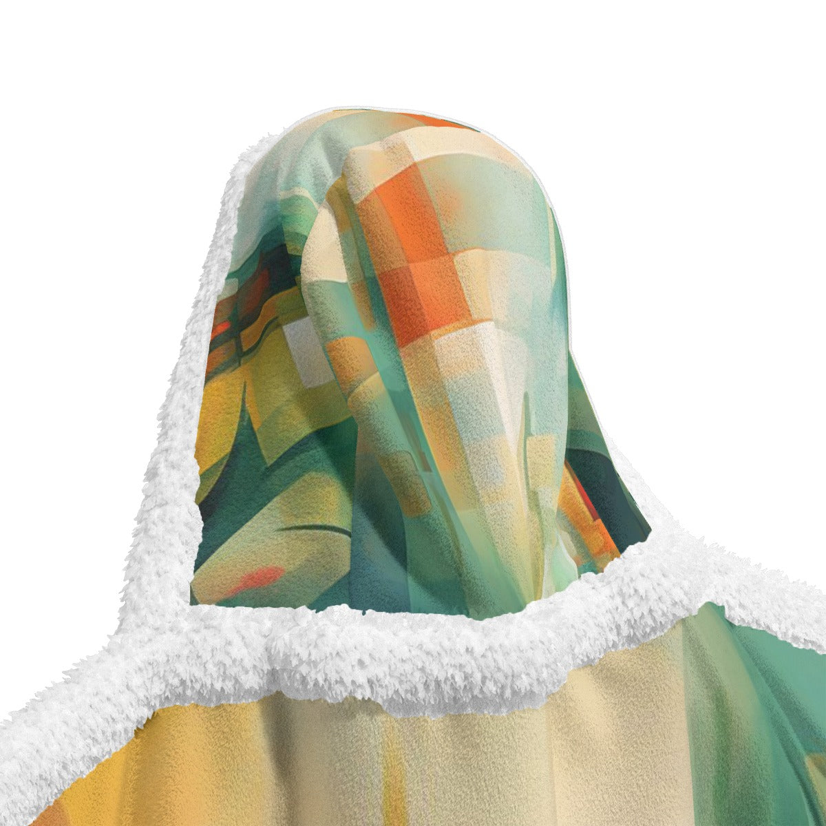 All-Over Print Unisex Wearable Hooded Blanket