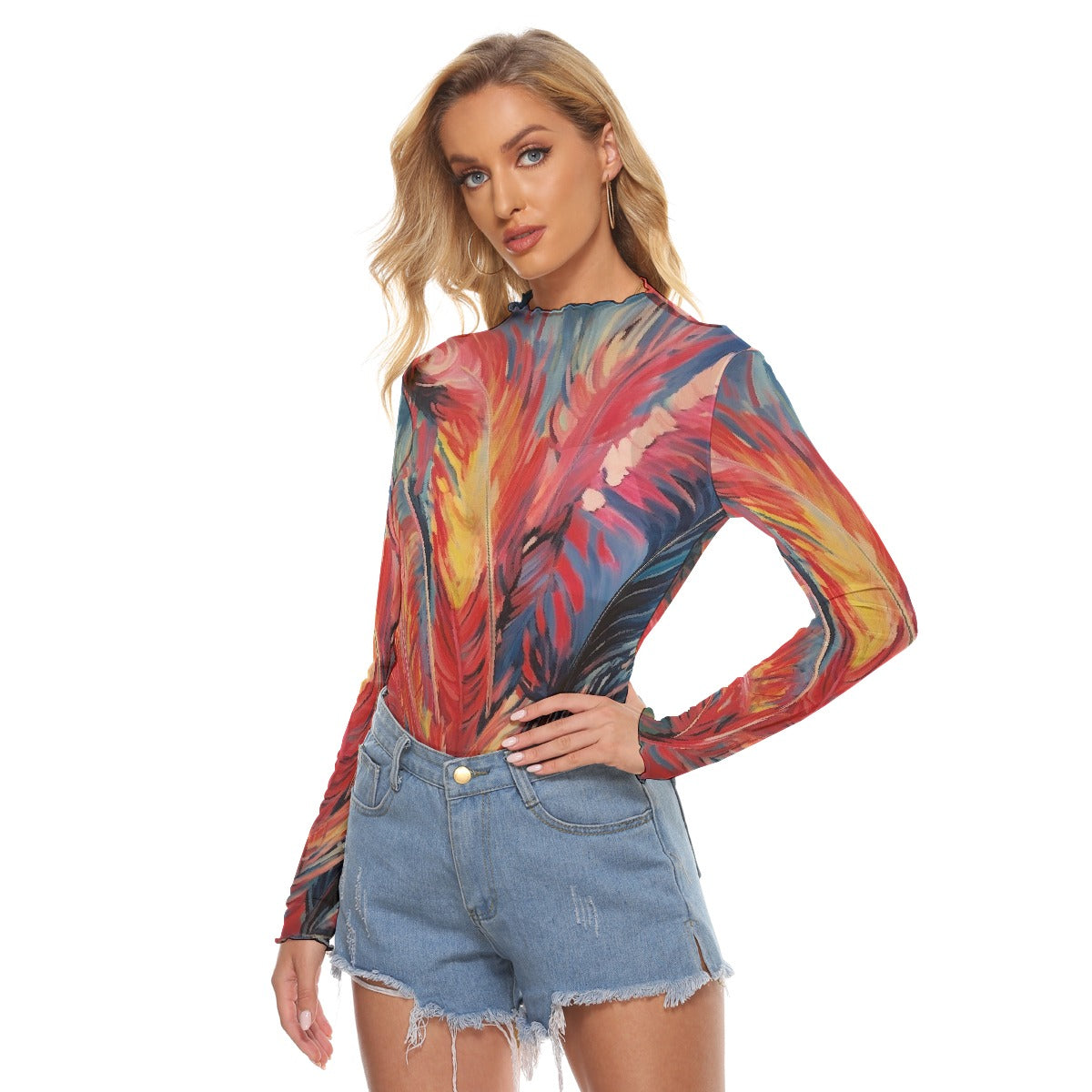 All-Over Print Women's Mesh T-shirt