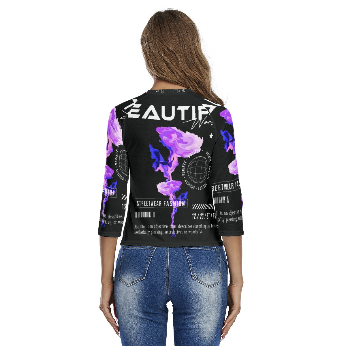 All-Over Print Women's Raglan Sleeves T-shirts