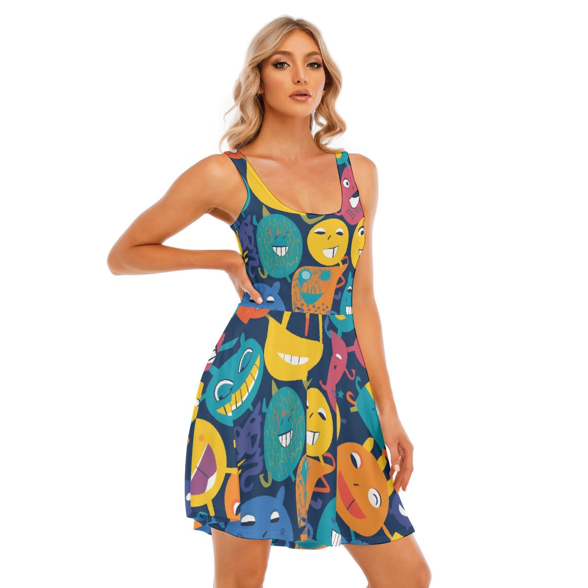 All-Over Print Women's Tank Vest Dress