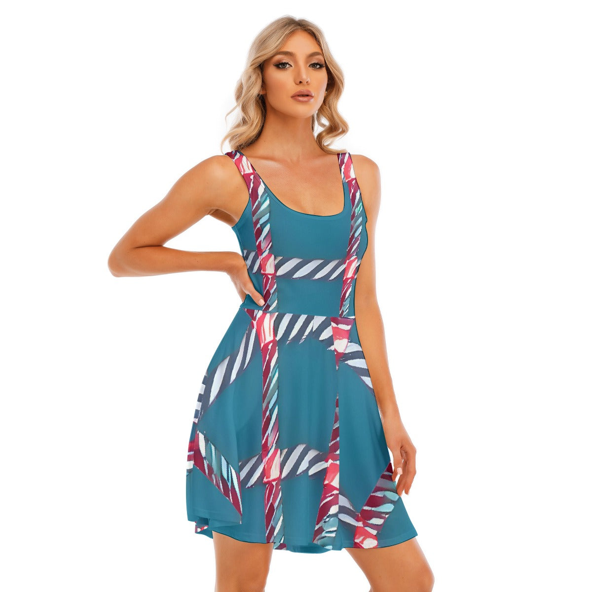 All-Over Print Women's Tank Vest Dress