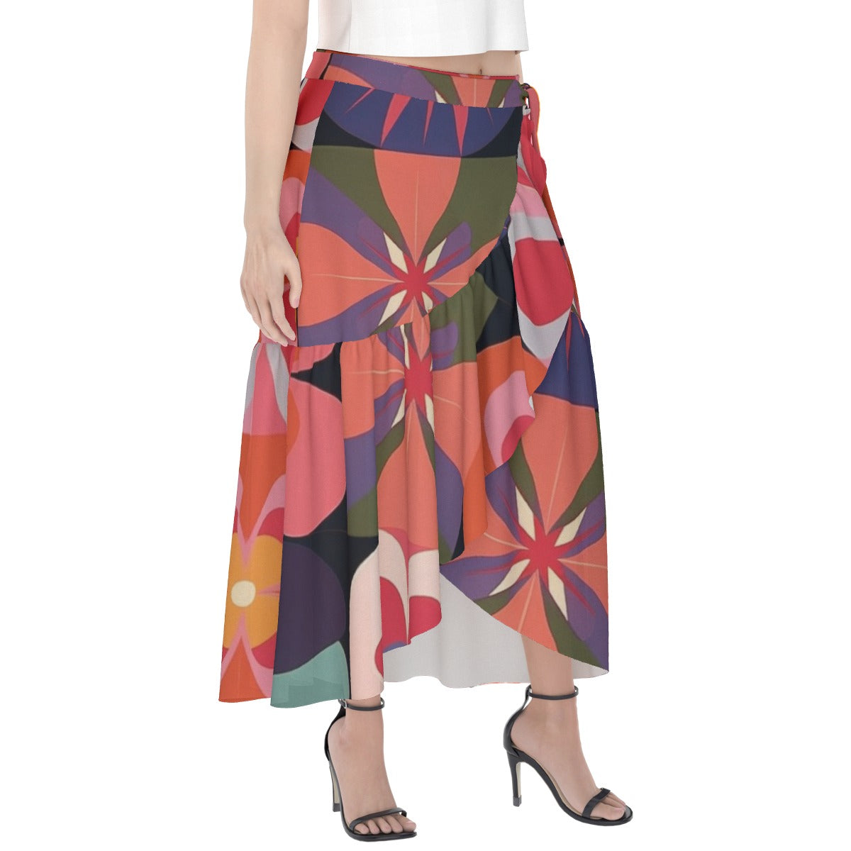 All-Over Print Women's Wrap Skirt