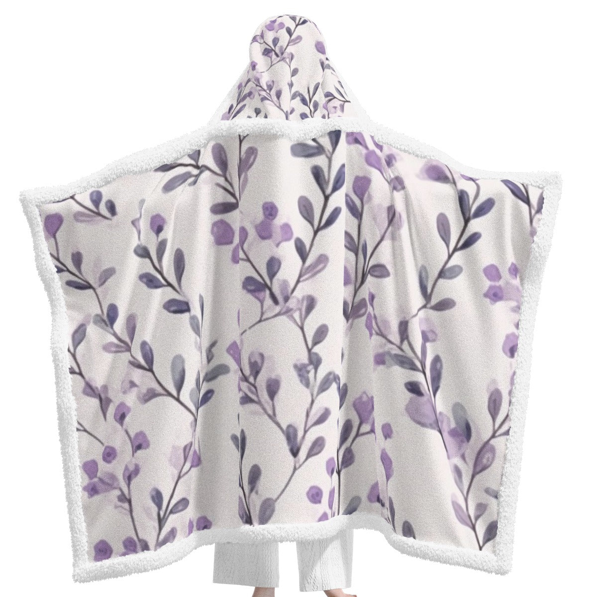 All-Over Print Unisex Wearable Hooded Blanket