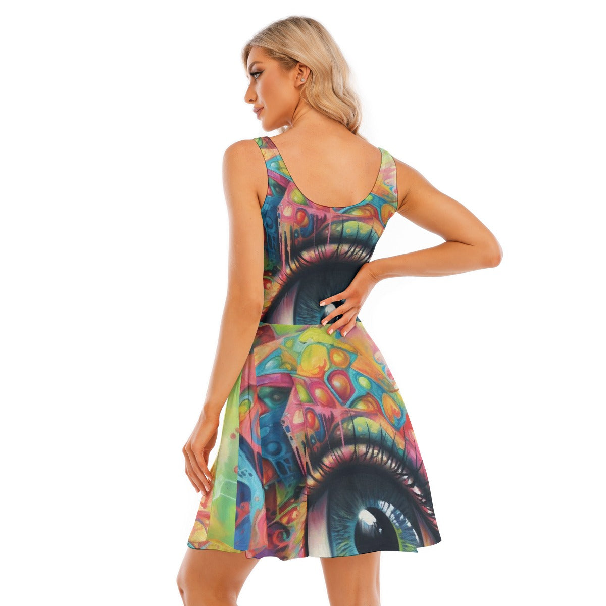 All-Over Print Women's Tank Vest Dress