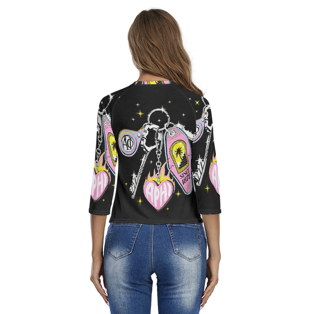 All-Over Print Women's Raglan Sleeves T-shirts