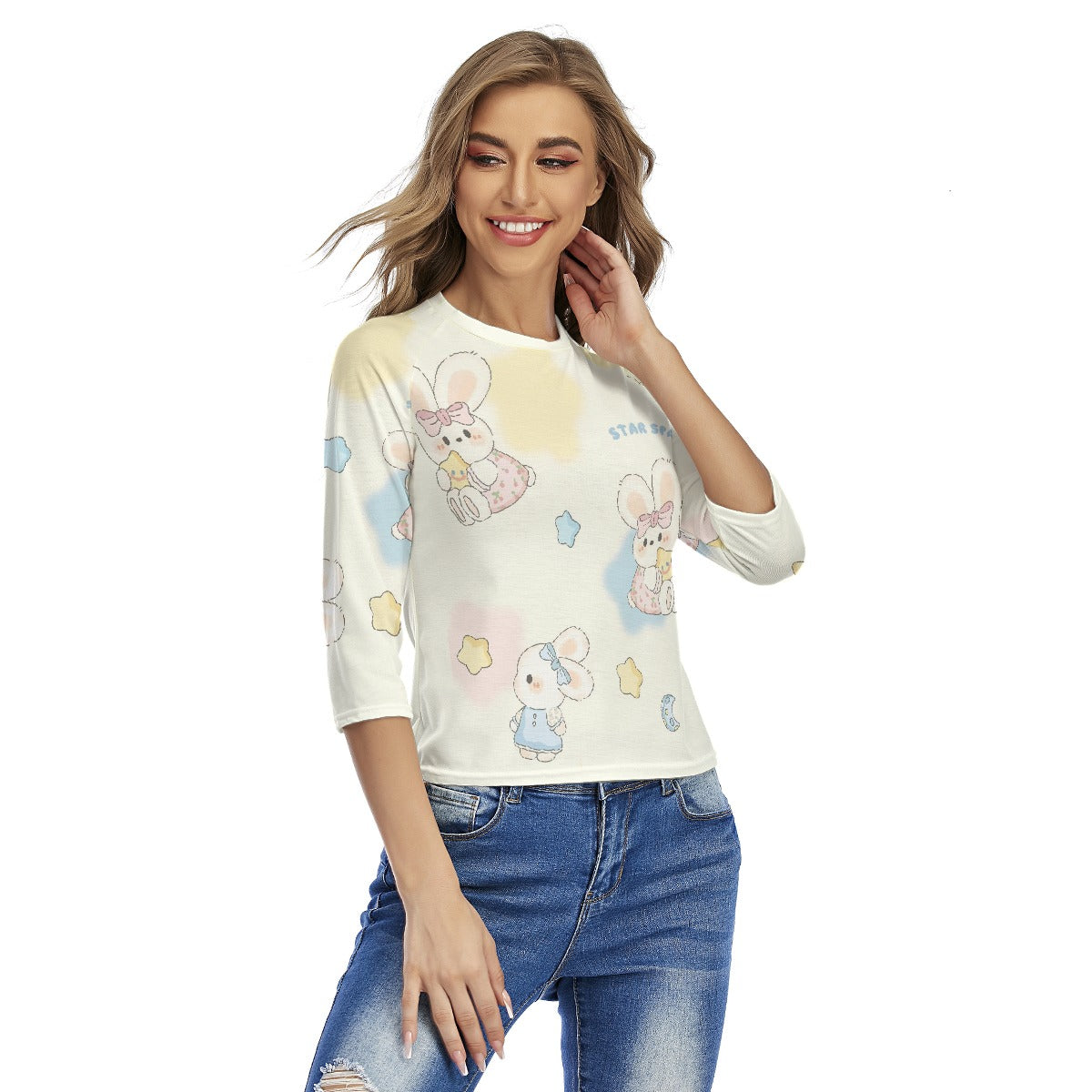 All-Over Print Women's Raglan Sleeves T-shirts