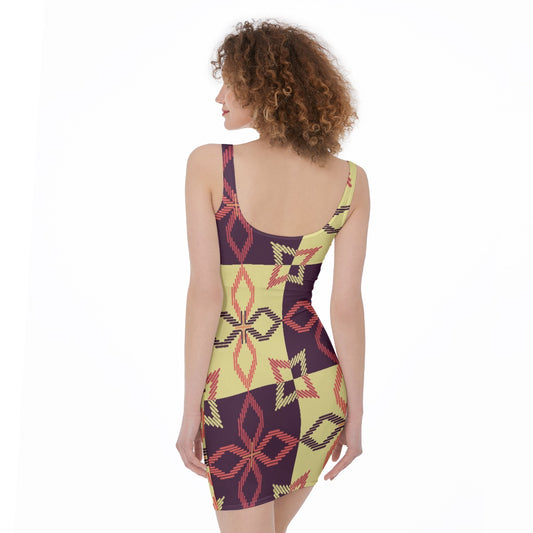 All-Over Print Women's Bodycon Dress