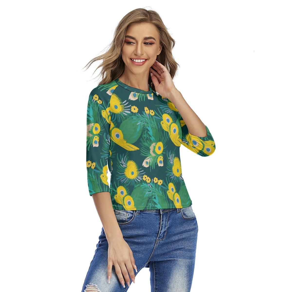 All-Over Print Women's Raglan Sleeves T-shirts