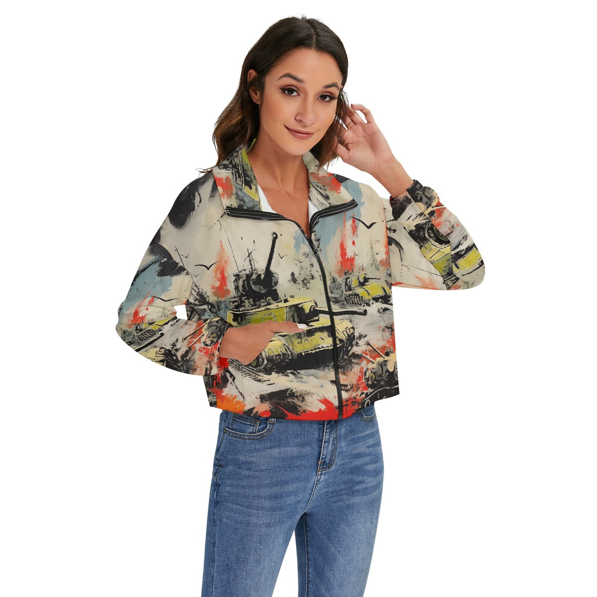 All-Over Print Women's Zip Jacket