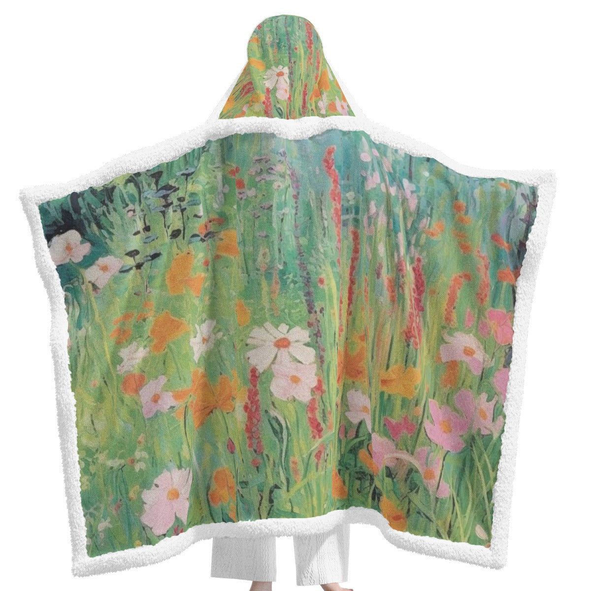 All-Over Print Unisex Wearable Hooded Blanket