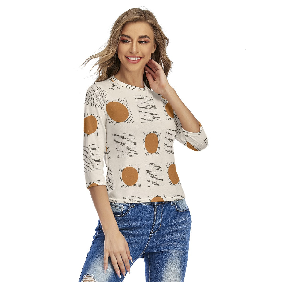 All-Over Print Women's Raglan Sleeves T-shirts