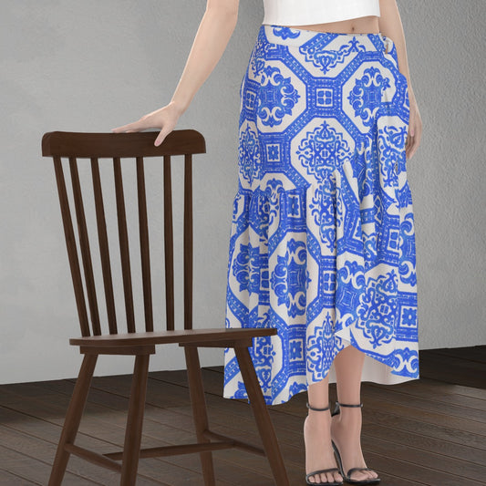 All-Over Print Women's Wrap Skirt