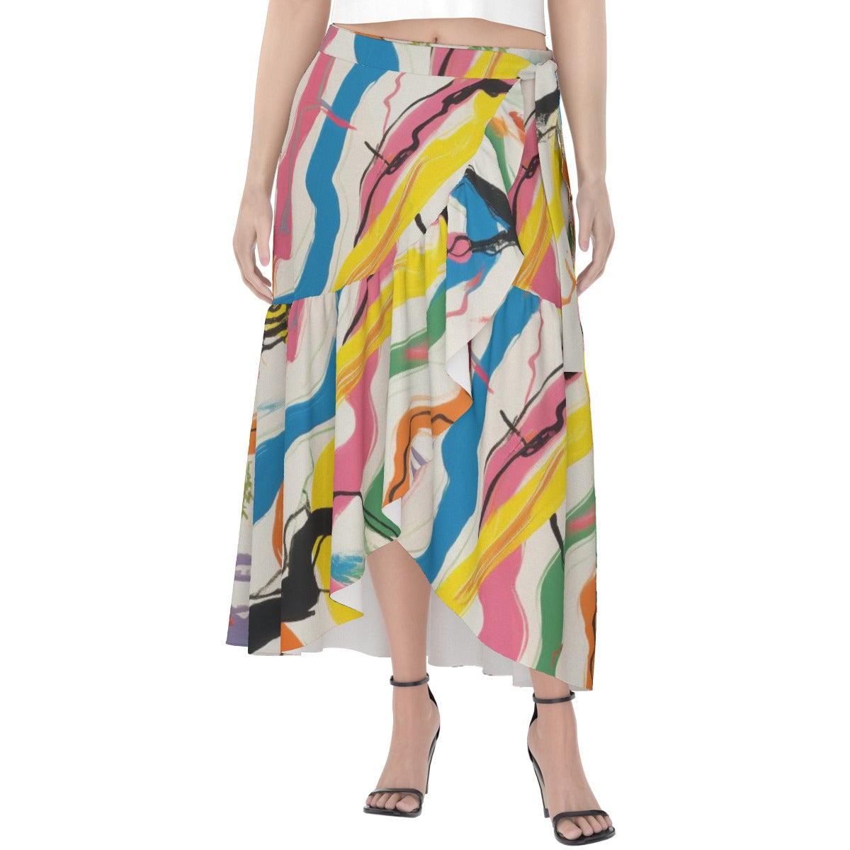 All-Over Print Women's Wrap Skirt