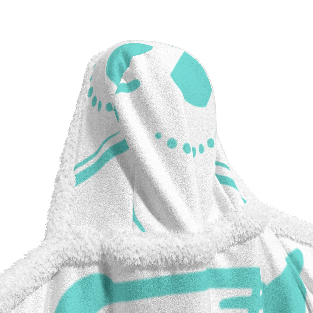 All-Over Print Unisex Wearable Hooded Blanket