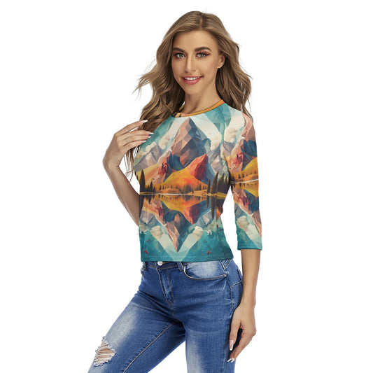 All-Over Print Women's Raglan Sleeves T-shirts