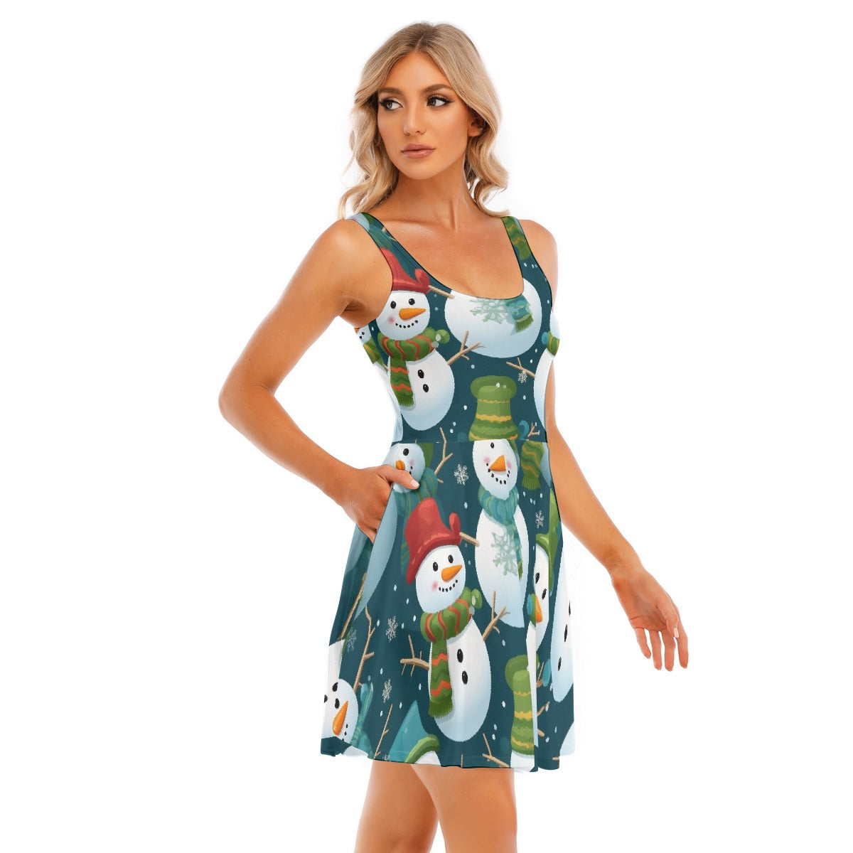 All-Over Print Women's Tank Vest Dress