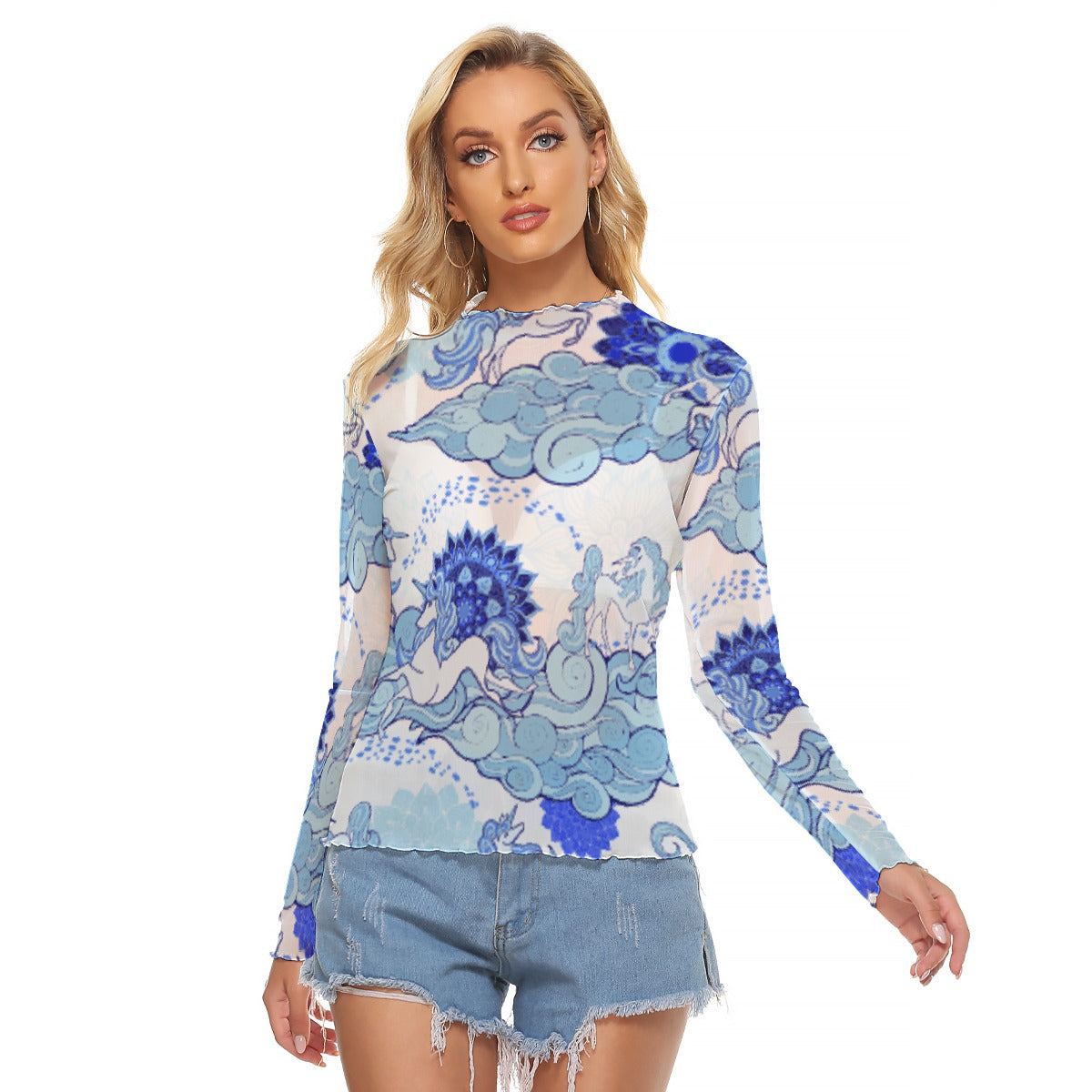 All-Over Print Women's Mesh T-shirt